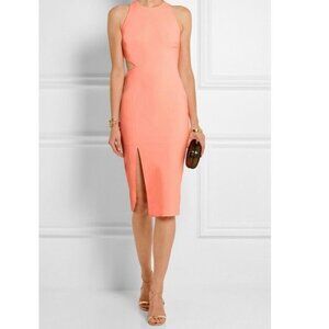 ELIZABETH AND JAMES GIULIA CUTOUT MIDI DRESS SIZE 4